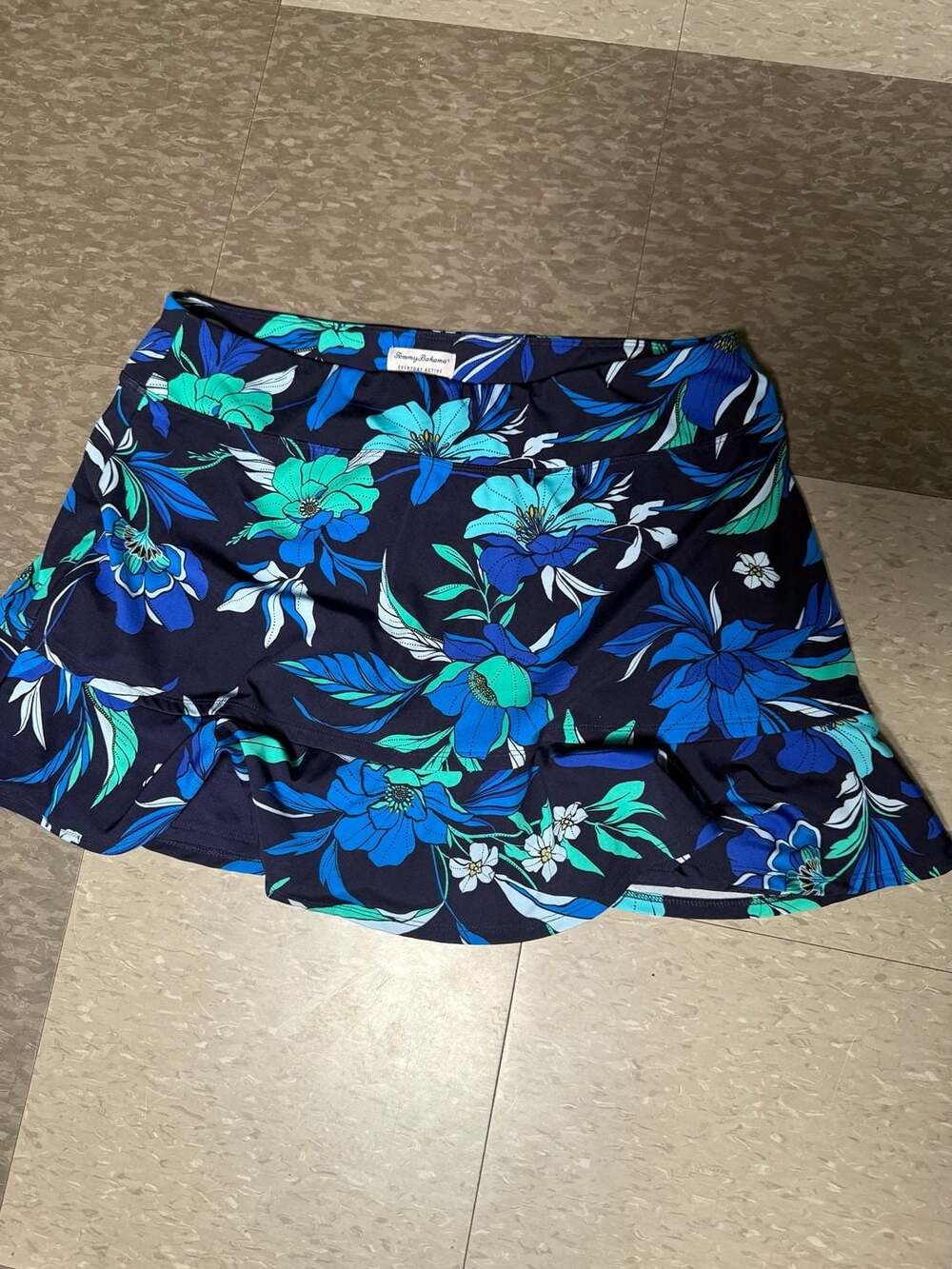 Tommy Bahama Everyday Active Floral Ruffle Hem Skort